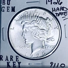 1926 P BU GEM PEACE SILVER DOLLAR UNC MS+++ U.S. MINT RARE COIN 9110