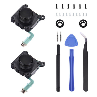 2-Pack Joysticks Replacement for PS Vita 2000 2001, Analog 3D Thumb Stick with T