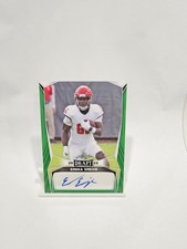 2023 Leaf Draft #BA-EE1 Emeka Emezie Autographs Green