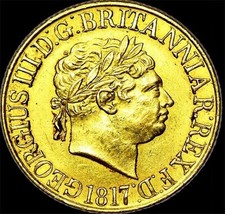 1817 George III Gold Full Sovereign – First Year of the Modern Sovereign