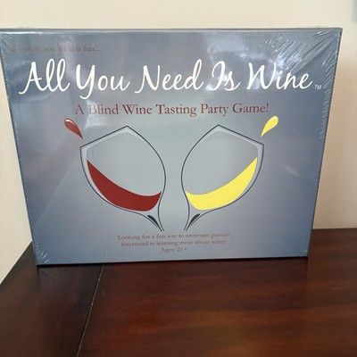 All You Need Is Wine - Blind Tasting Party Game -NIB - 2006 - SEALED - So Fun!