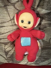 Vintage 1998 Teletubbies Po Plush Red Playskool Stuffed Toy Kid Collectible 8"