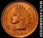 1904 Indian Head Cent - Choice Gem Brilliant Uncirculated MS+++ Red  #i4222