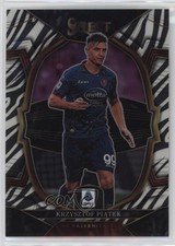 2022 Panini Select Serie A Terrace Zebra Prizm 17/20 Krzysztof Piatek #94 0ms6