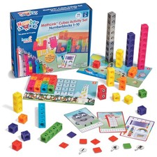 Non-Toxic Numberblocks MathLink Cubes - Engage Kids Ages 3-5 with 30 Activities