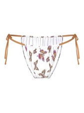 New Victoria Secret PINK Side Tie Cheeky String Swim Bikini Bottom - Size MEDIUM