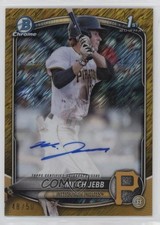 2025 Bowman Chrome Prospect Gold Shimmer Refractor 48/50 Mitch Jebb Auto 4k8