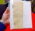 ORIGINAL 1863 CIVIL WAR 15th MASSACHUSETTS MUSTER ROLL DOCUMENT GETTYSBURG UNIT