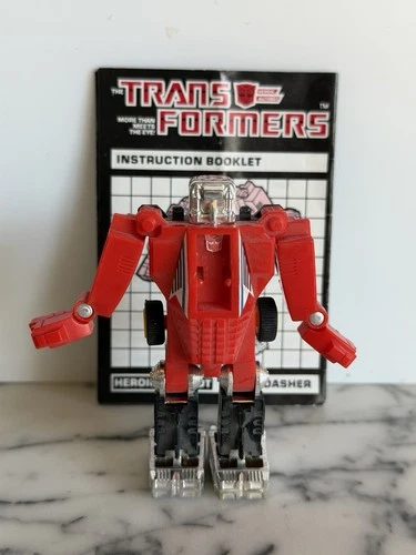 Vintage Hasbro G1 Transformers Powerdasher Car 1985 100% COMPLETE