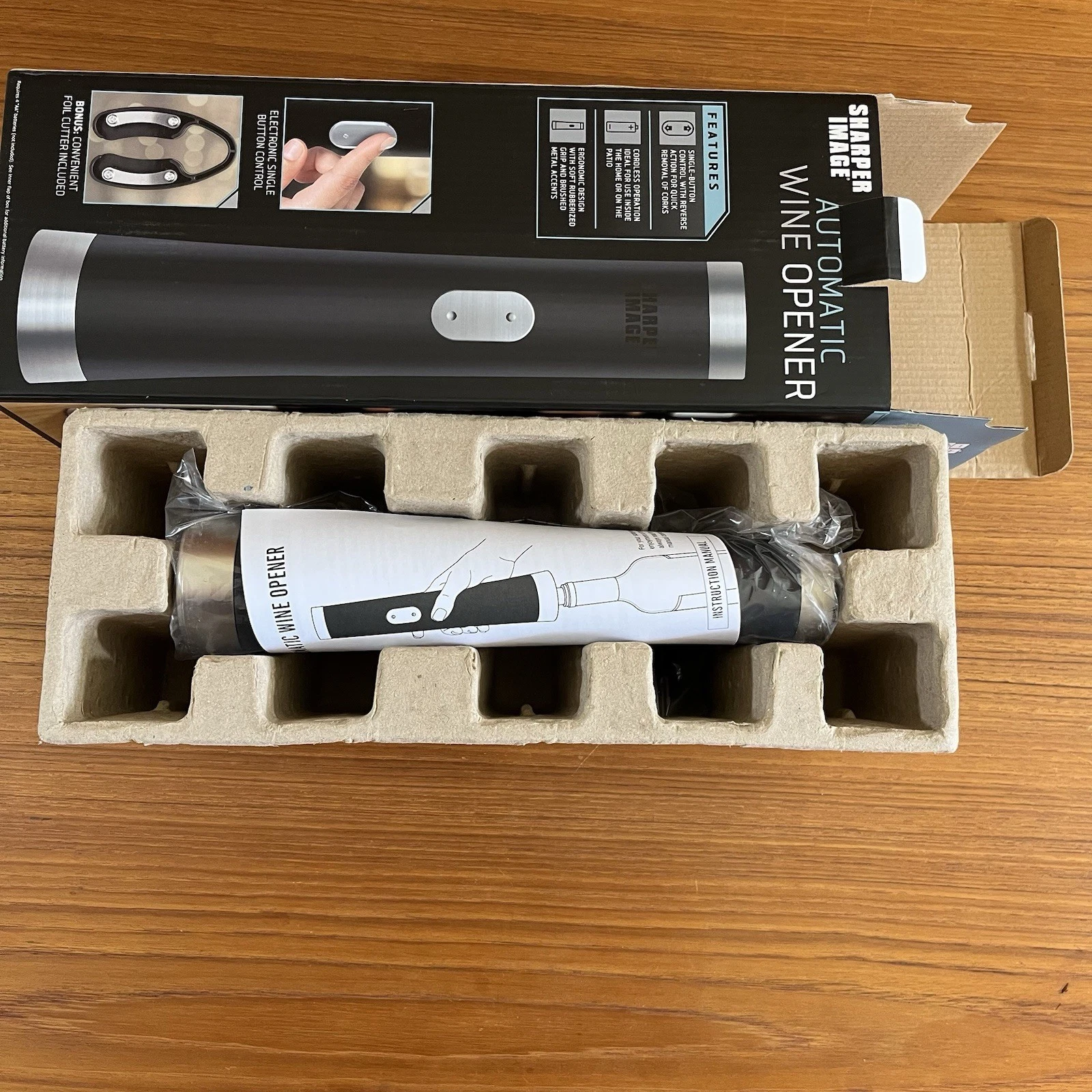 Sharper Image Wine Bottle Opener