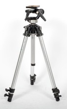 Manfrotto 190 Boen 3001 tripod with 3028 three way head 1704 35mm medium format