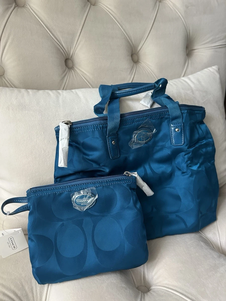 Coach Tote Blue Bags & Handbags for Women for sale - eBay