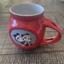 Disney Mickey Mouse and Minnie Red Hot Cocoa Coffee Mug Cup