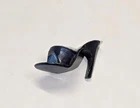 Vintage Barbie Doll - Single (Right) NAVY Open Toe Shoe (JAPAN)