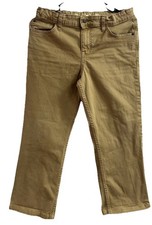 Cat  Jack Boys Straight Fit Stretch Khaki Denim Pants Stretch Size 12 Husky