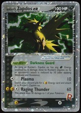 Rocket's Zapdos ex 106/109 Team Rocket Returns Holo Rare EX Pokemon Karte - LP