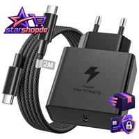 USB C LadegeräT 45W SchnellladegeräT Typ C Mit 2M Kabel FüR Samsung Galaxy