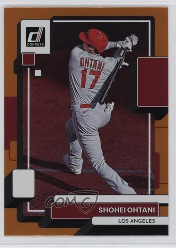 2022 Panini Donruss Holo Orange Shohei Ohtani #147 1j2