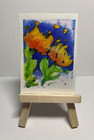 ACEO Original Hand Painted Abstract Daffodils LE 3/4 by TheArtsyDispatcher — photo 1