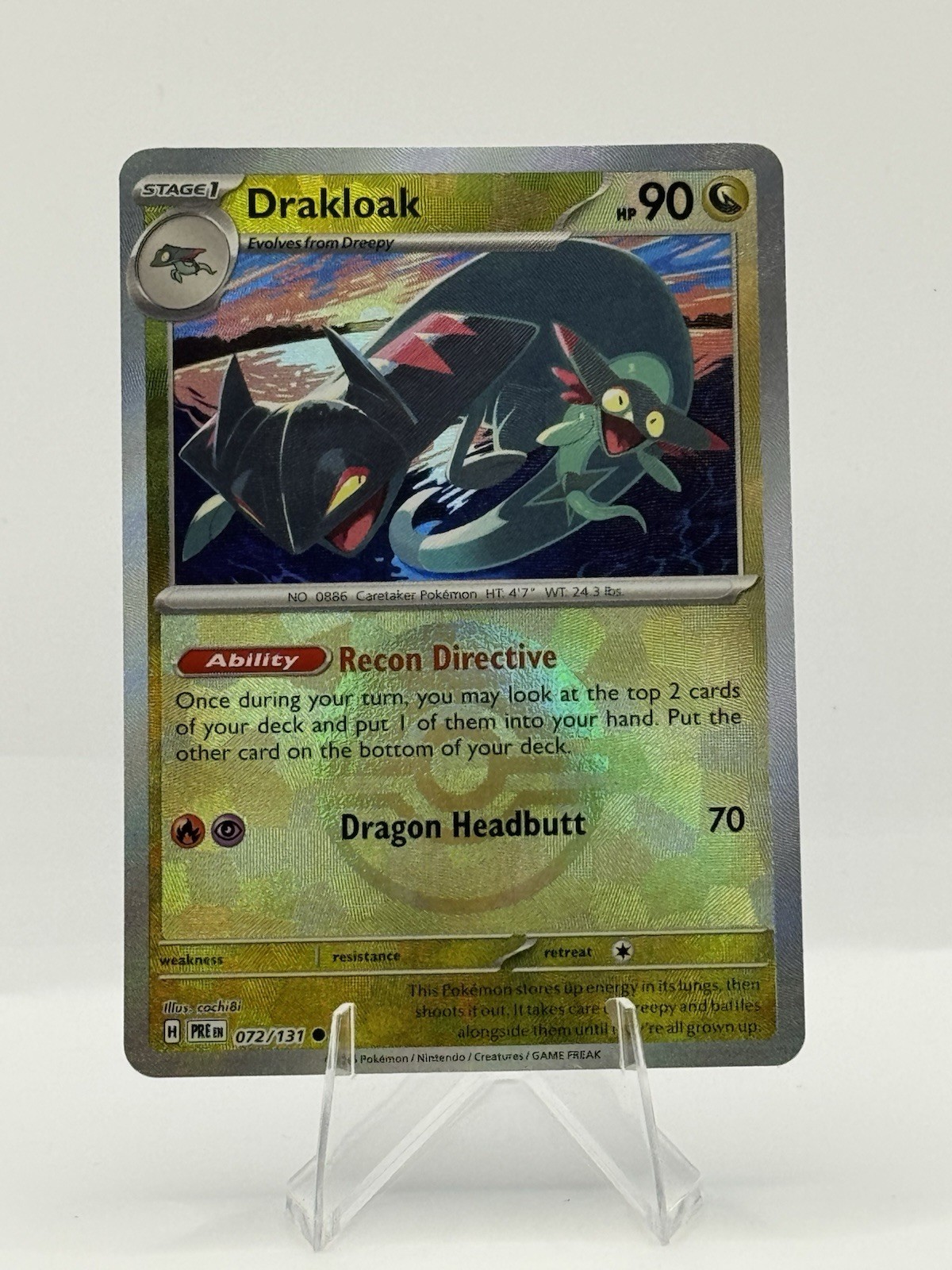 Drakloak 72/131 - Pokemon Prismatic Evolutions - NM