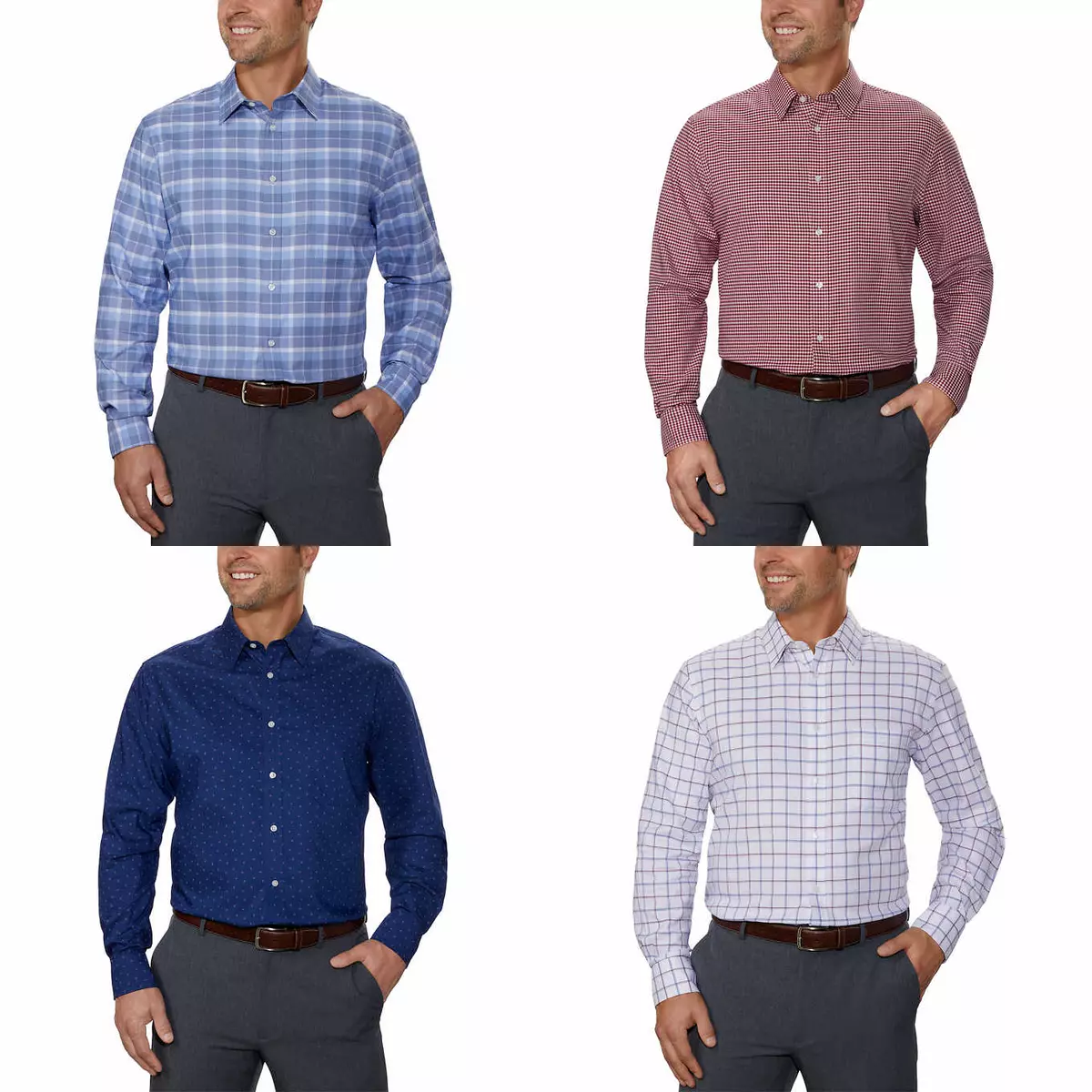 Tommy Hilfiger Men's All-Season Stretch Dress Shirt