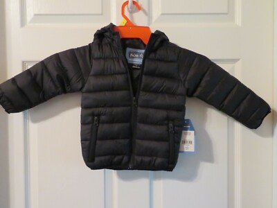 NWT Toddler Boys Black Pulse Coat, 2T