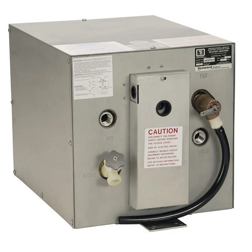 Whale Marine Seaward 6 Gallon Hot Water Heater - Stainless Steel 120V 1500W  S700 766478948267 | eBay