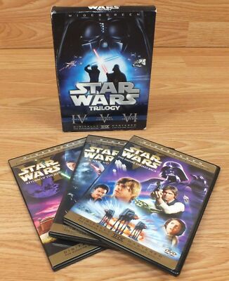 Star Wars Trilogy IV, V, VI (6-Disc Widescreen DVD, Original