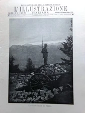 L'illustrazione Italiana 16 April 1916 WW1 Trentino Rightree Price Increase