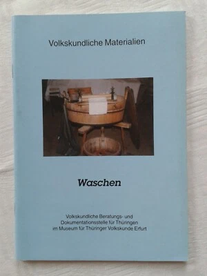 Volkskundliche Materialien - Waschen Thüringen Erfurt 1999 - Bild 1 von 3