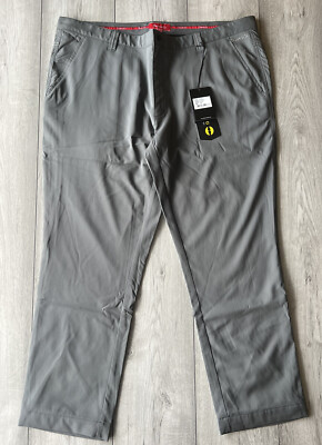 Dwyers Fleece Lined Water Resistant Golf Trousers Steel