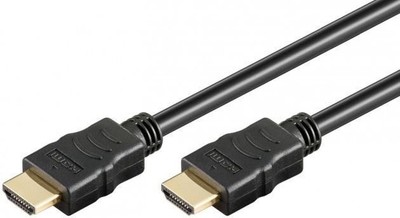 Techly ICOC-HDMI-4-030 3M High Speed Hdmi Cable With  Ethernet A/A M/M Black ~E~
