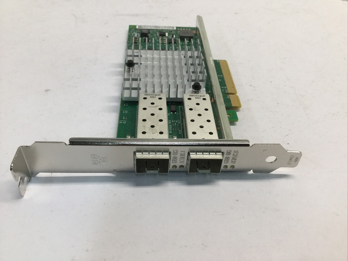 DELL Intel X520-DA2 10Gb SFP+ Dual Port PCI-e Network Adapter Card