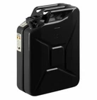 3 metal canisters metal petrol can fuel canister black 20 L spout