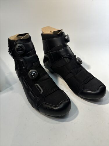 Lake CX145 Men´s Road Shoe Cycling Boot All Weather Black Size EU 46 USA 12 NOS