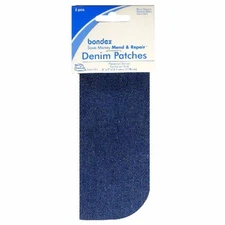 Iron-On Denim Mend and Repair Patches Bondex etc.