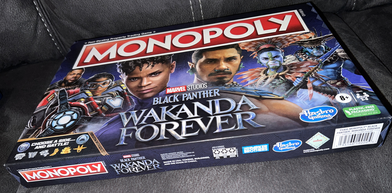 Lot 2x Monopoly Board Games-Marvel Studios Black Panther Wakanda-Bridgerton ￼￼ thumbnail 2