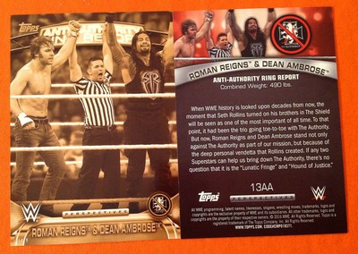 2016 Topps WWE Perspectives The Authority #6A The New Day