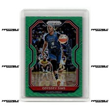 2021 Panini Prizm WNBA - Odyssey Sims #80 Green Prizm SP