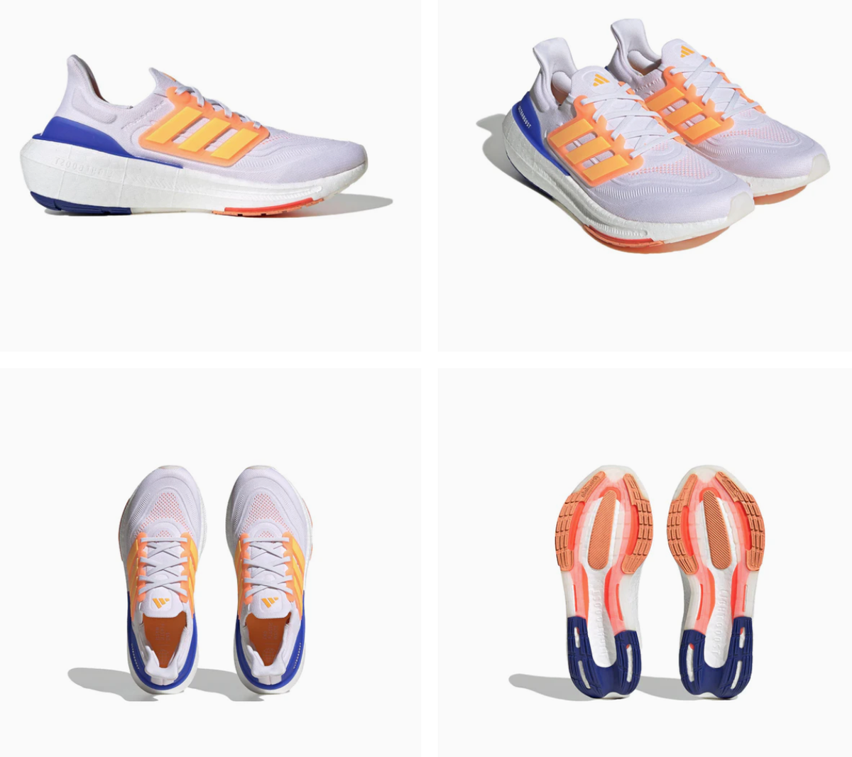 NEW Men's Adidas ULTRABOOST Light Running Shoes 'Solar Gold Blue