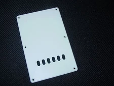 Fender Squier Bullet Strat Backplate Tremolo Cover White BACK PLATE w/SCREWS