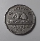 1947 Canada 5 Cents — photo from another recent sale