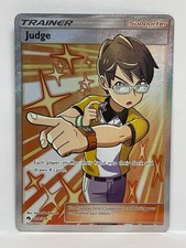 Full Art Judge 209/214 - Sun Moon Lost Thunder Pokemon Card - Ultra Rare - MP on eBay
