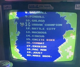 NINTENDO NES Super 42 In 1 Game Cartridge WORKING