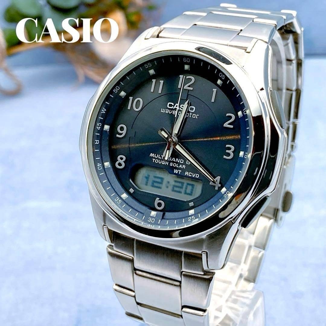Operational item CASIO WAVE CEPTOR wristwatch nav… - image 1
