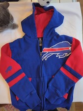 NFL Team Apparel Youth Buffalo Bills Size Small Hooded Sweatshirt
