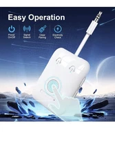 Premium Bluetooth 5.4 Transmitter, Airplane Wireless Adapter, Supports 2 AirP...