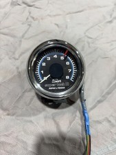 Vintage Sun Super Tach Ii Blue Line 8000 Rpm Tachometer