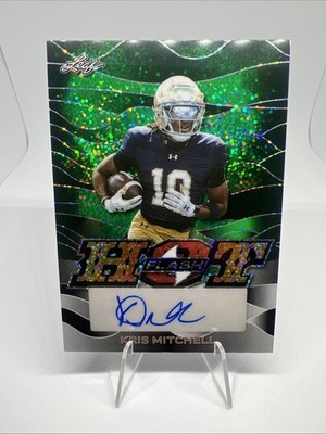 2024 Leaf Eclectic Flash Hot Flash Kris Mitchell #FHF-KM2 Green 1/5