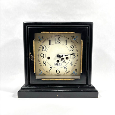 VTG Wuersch Fall River 340 020 Two Jewels Mantle Clock Made In Germany Read Desc